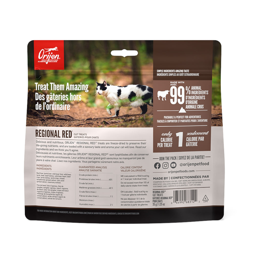 Orijen Freeze Dried Regional Red Cat Treat (35g)