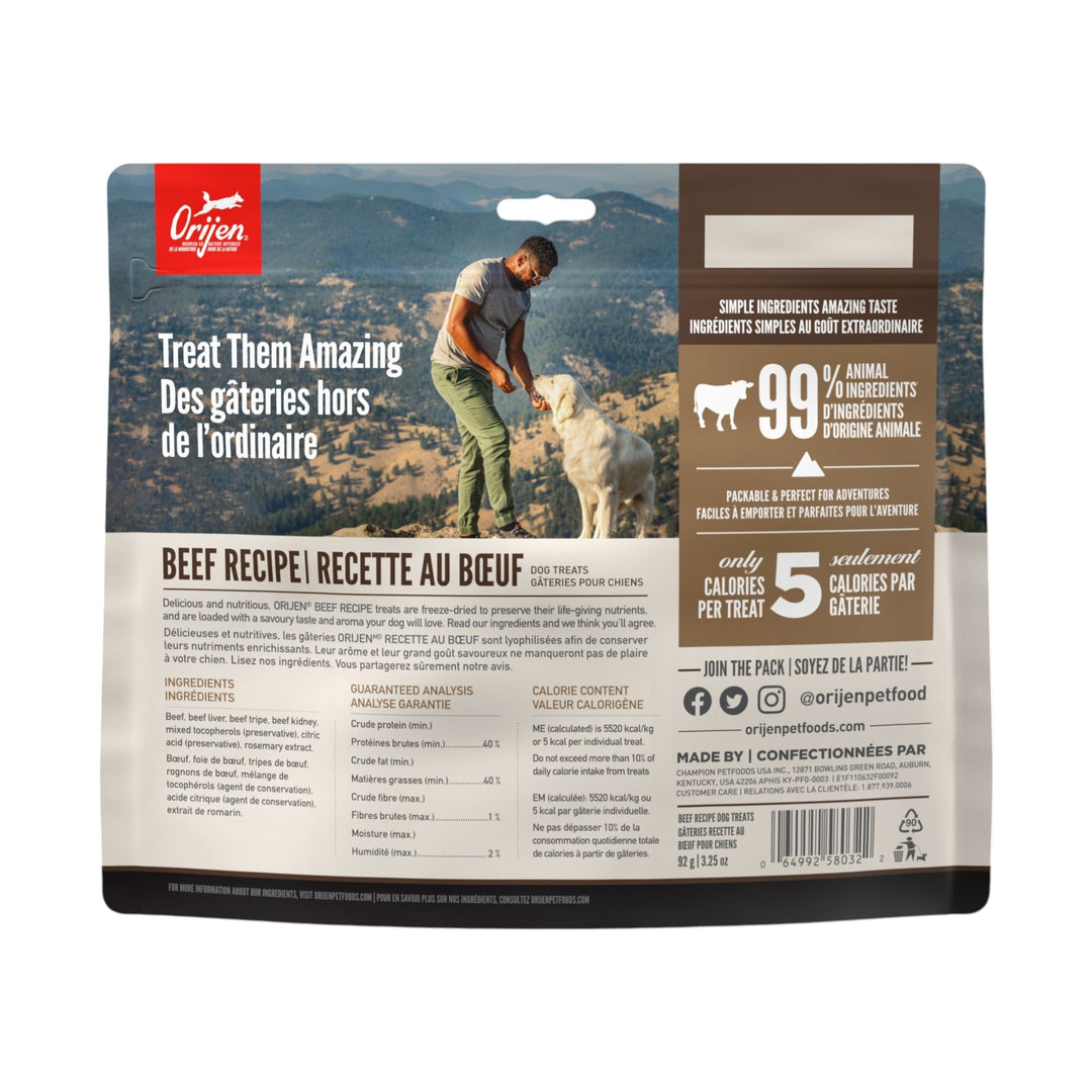 Orijen Freeze Dried Beef Dog Treat (92g)