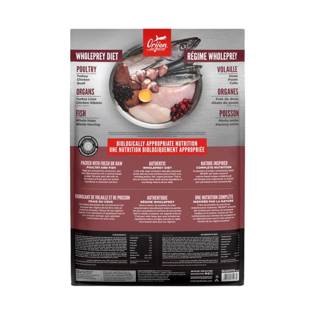 Orijen Small Breed Dog Kibble (1.8kg)