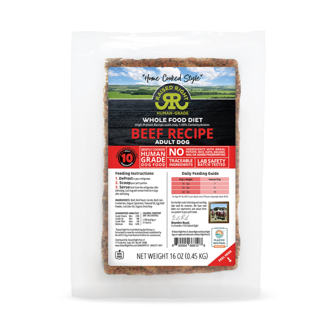 Raised Right Beef Dog (1lb)