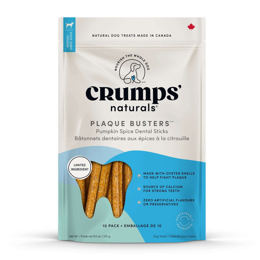 Crumps Plaque Buster Pumpkin Spice 7" (10 pack)
