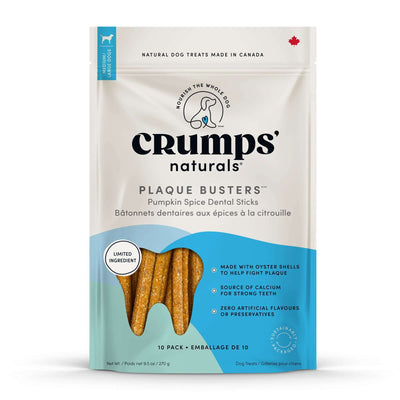 Crumps Plaque Buster Pumpkin Spice 7" (10 Pack)