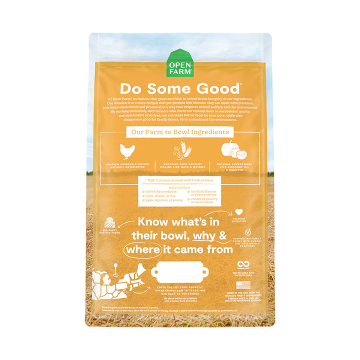 Open Farm Chicken Ancient Grains Dog (22lb)