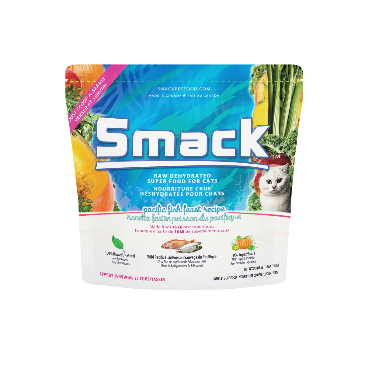 Smack Cat Pacific Fish Feast - 1.5kg
