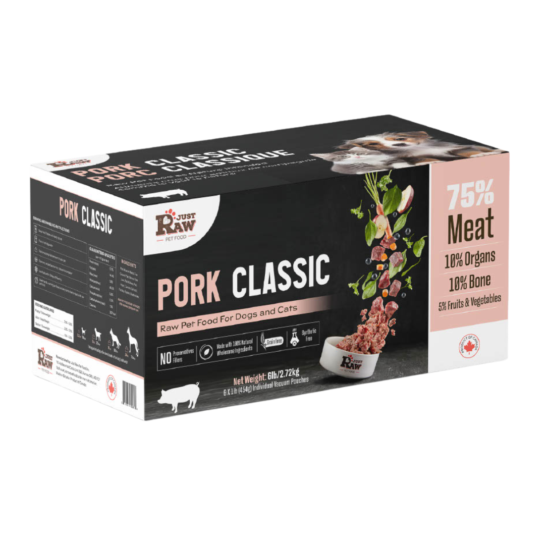Just Raw Pork Classic (6lb)