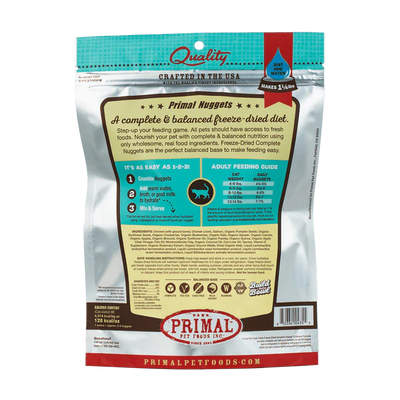 PRIMAL FREEZE DRIED CHICKEN/SAL CAT 14OZ - Tail Blazers Etobicoke