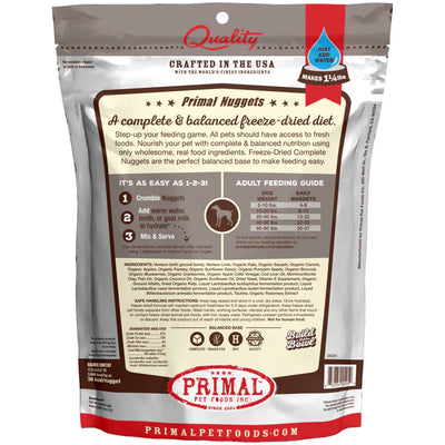 PRIMAL FREEZE DRIED VENISON DOG 5.5OZ - Tail Blazers Etobicoke