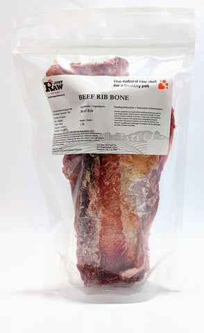 Just Raw Beef Rib Bone Large 6-7" (2-3pc) - Tail Blazers Etobicoke