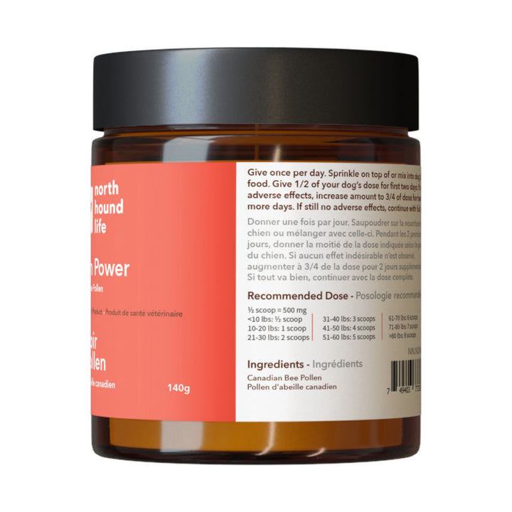North Hound Life Canadian Bee Pollen (250ml)