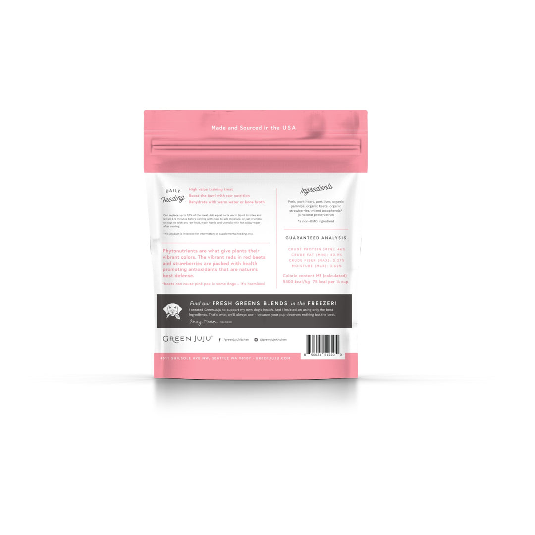Green Juju Freeze-Dried Pork Pink Bites (7.5oz)
