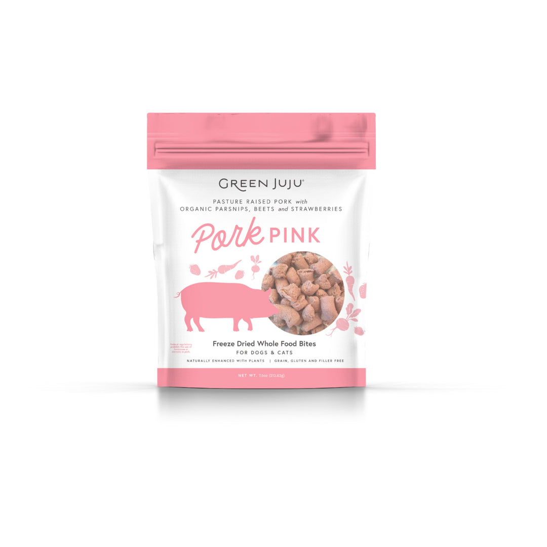 Green Juju Freeze-Dried Pork Pink Bites (7.5oz)