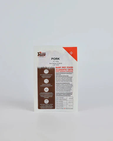 Just Raw Pork Classic Trial Pack (1/2lb)