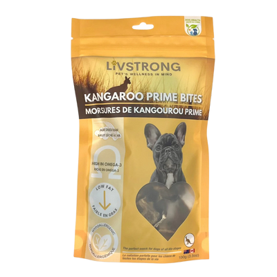 LIVSTRONG KANGAROO PRIME BITES 100G - Tail Blazers Etobicoke
