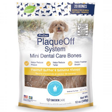 Plaque-Off Mini Peanut Butter & Banana Dental Care Dog Bones
