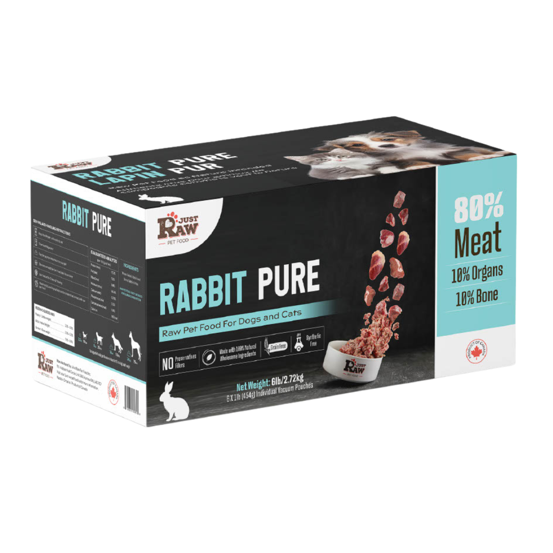 Just Raw Pure Rabbit (6lb)