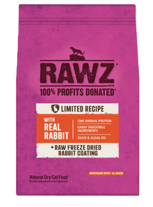 Rawz Limited Ingredient Rabbit Cat Kibble (7.8lb)