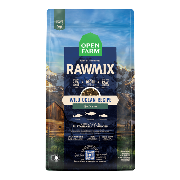 OPEN FARM RAWMIX OCEAN GF CAT 8LB - Tail Blazers Etobicoke