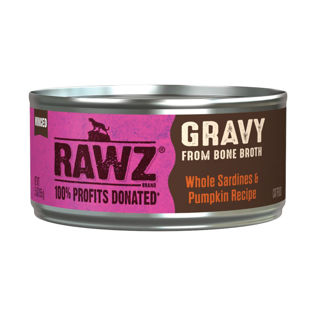 RAWZ GRAVY SARDINE/PUMP CAT CAN 3OZ