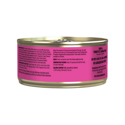 Rawz Chicken & Chicken Liver & Goat's Milk Pate Cat Can, 5.5oz