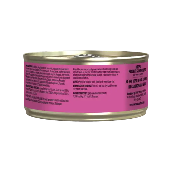 Rawz Rabbit & Goats Milk Cat Can 5.5oz