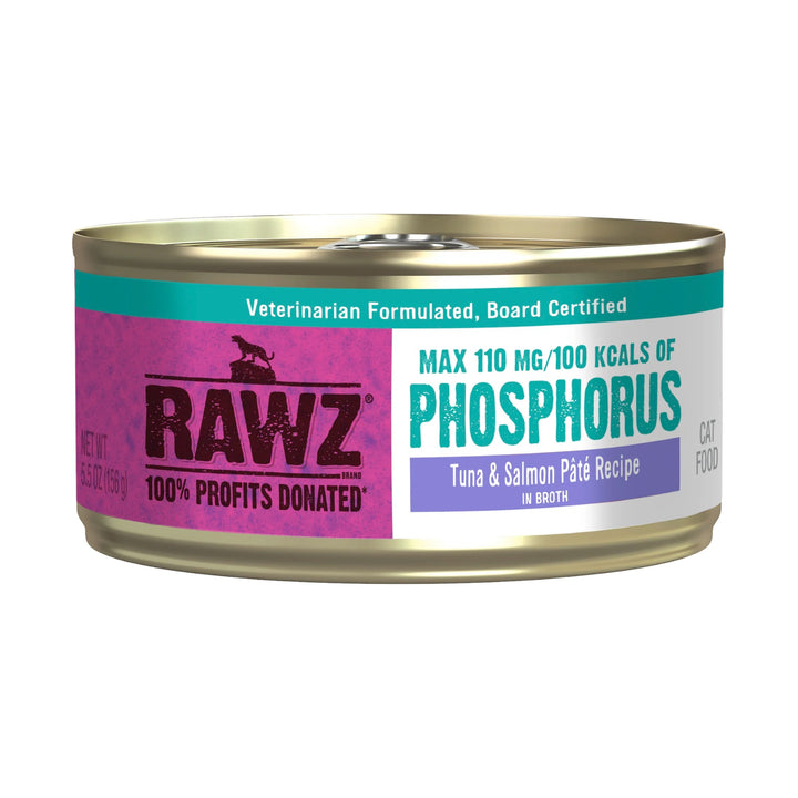Rawz Low Phosphorus Tuna and Salmon Pate Cat Can (5.5oz)