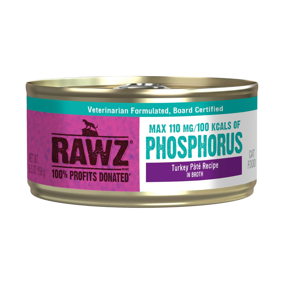 Rawz Low Phosphorus Turkey Pate Cat Can (5.5oz)