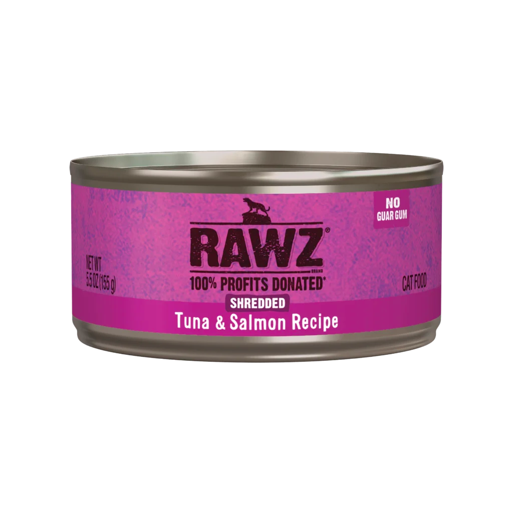 Rawz Shredded Tuna & Salmon Canned Cat Food (85g)