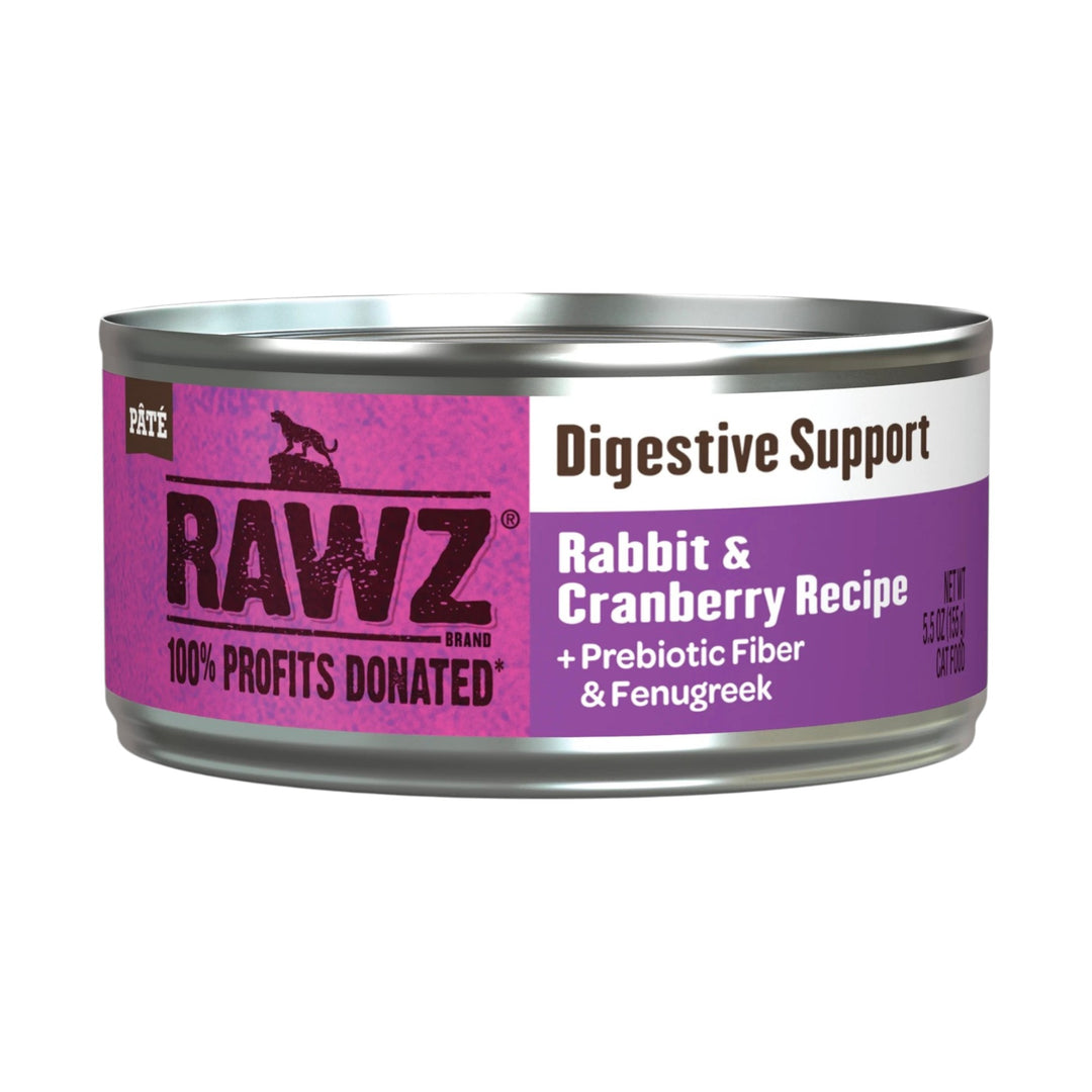 Rawz Digestive Support Rabbit &amp; Cranberry Cat Can (5.5oz)