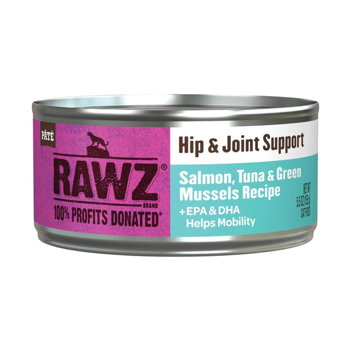 Rawz Hip And Joint Support Salmon And Tuna Cat Can (5.5oz)