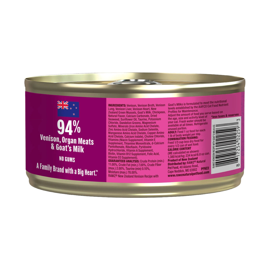 Rawz 94% Venison Recipe with Goat&