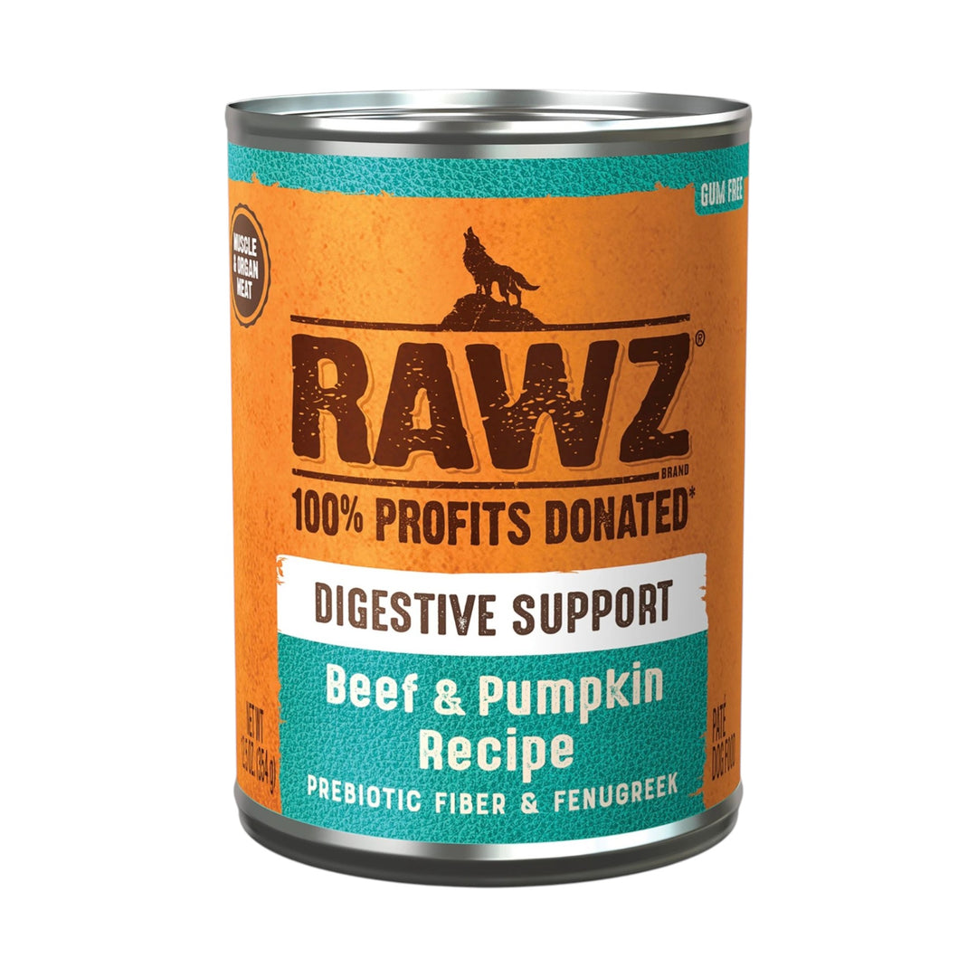 Rawz Digestive Beef &amp; Pumpkin Canned Dog Food (12.5oz)