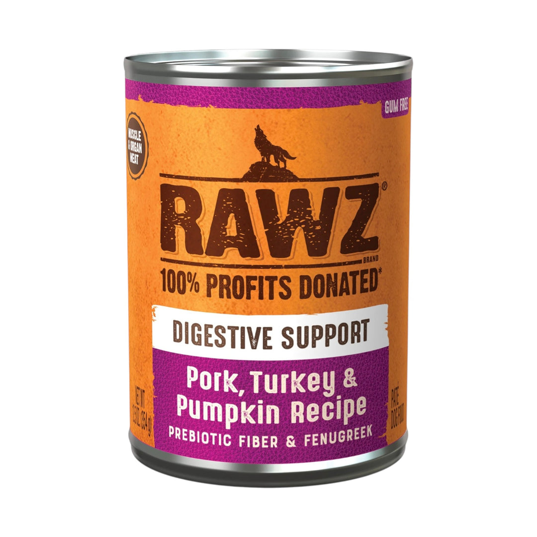 Rawz Digestive Pork, Turkey &amp; Pumpkin Canned Dog Food (12.5oz)