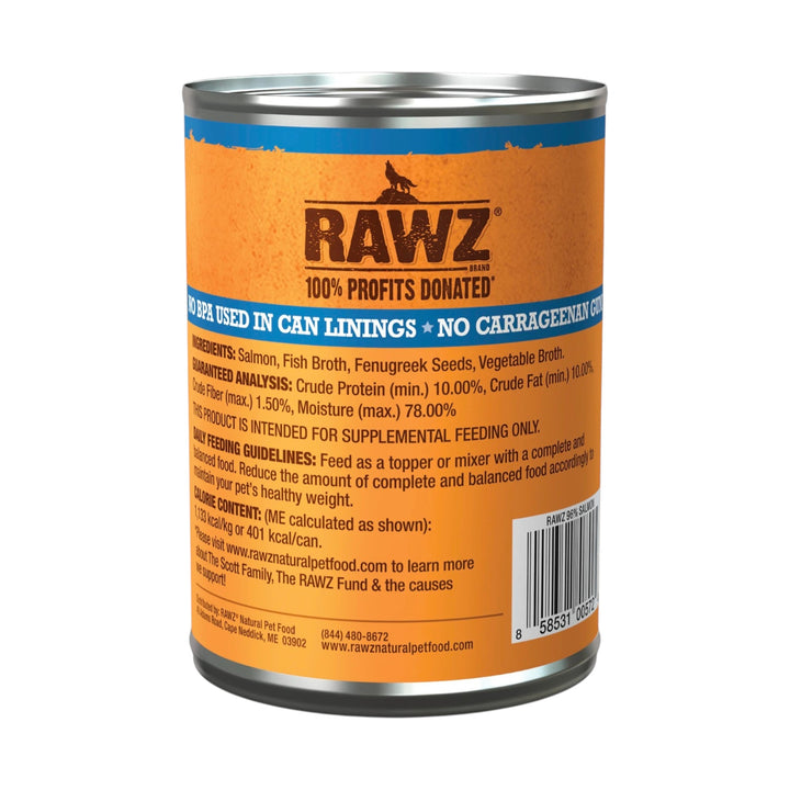 Rawz Salmon Canned Dog Food (12.5oz)