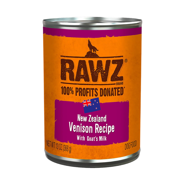 Rawz 94% Venison/Goat Milk Dog Pate (13oz)