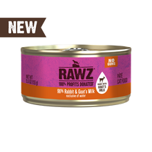 Rawz Rabbit & Goats Milk Cat Can 5.5oz