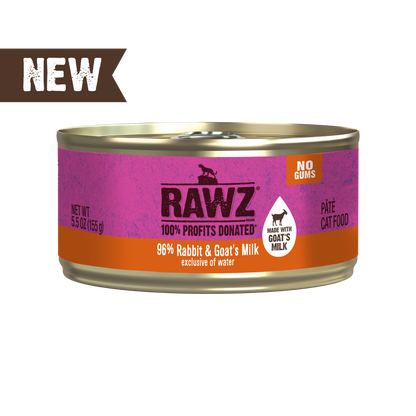 Rawz Rabbit & Goats Milk Cat Can 5.5oz