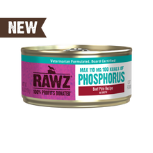 Rawz Low Phosphorus Beef Pate Cat Can 5.5oz