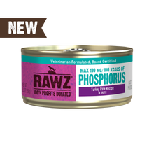 Rawz Low Phosphorus Turkey Pate Cat Can 5.5oz