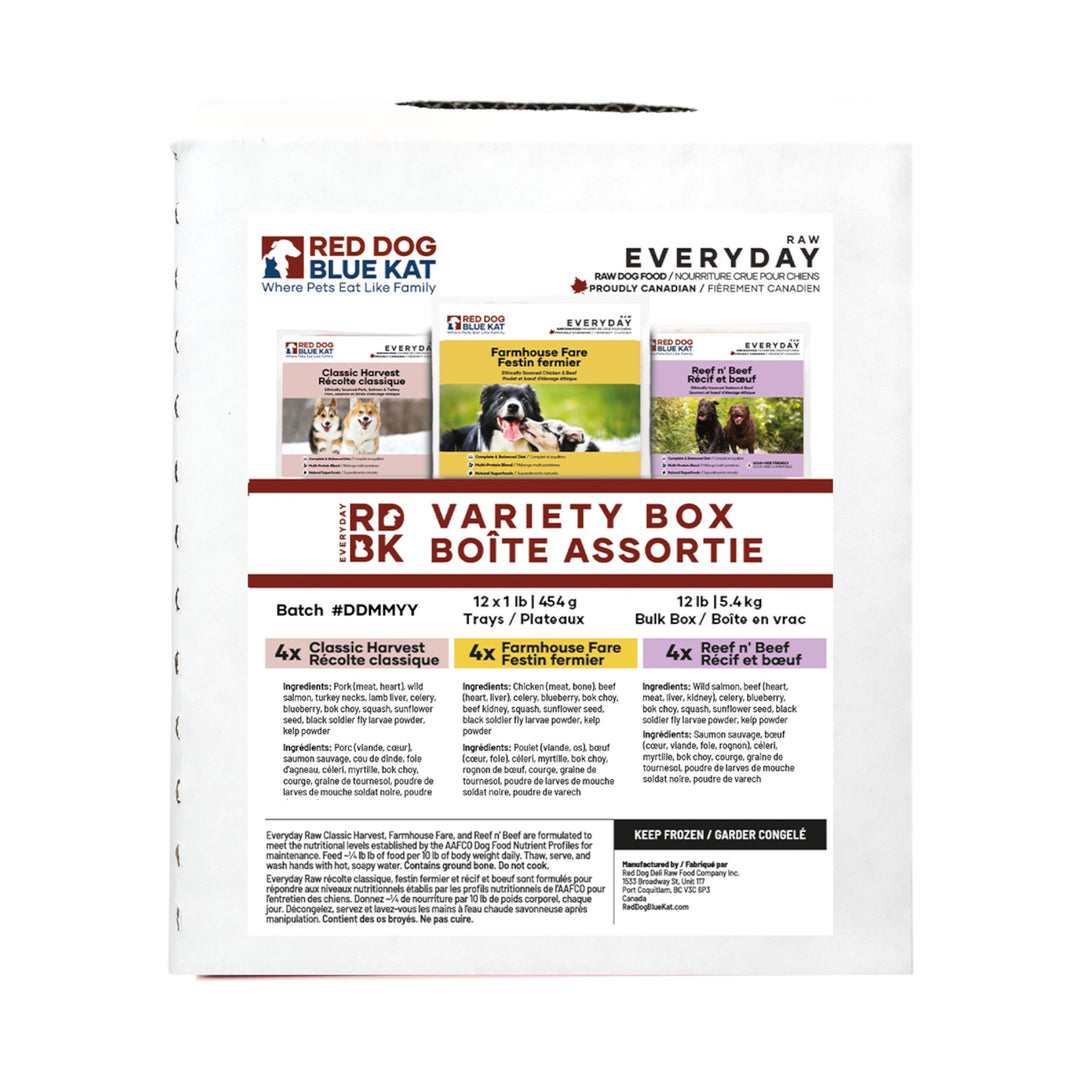 RDBK Red Dog Blue Kat Everyday Variety Pack (12x1lb)