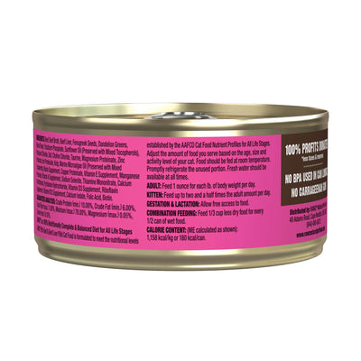 Rawz Beef & Beef Liver Pate Cat Can 156g