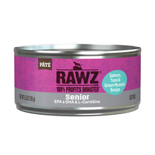 Rawz Senior Salmon, Tuna & Green Mussels Cat Can (5.5oz)