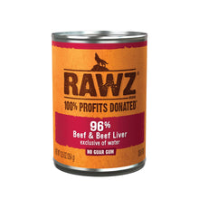 Rawz Beef & Beef Liver Canned Dog Food (354g)