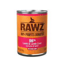 Rawz Lamb & Lamb Liver Canned Dog Food (354g)