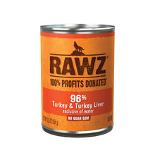 Rawz Turkey & Turkey Liver Canned Dog Food (354g)