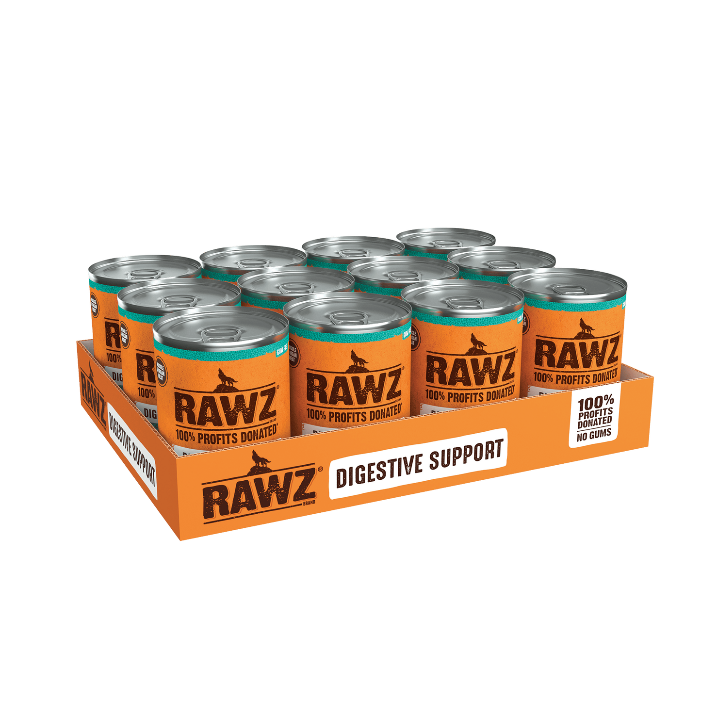 Rawz Digestive Beef & Pumpkin Canned Dog Food 12.5oz