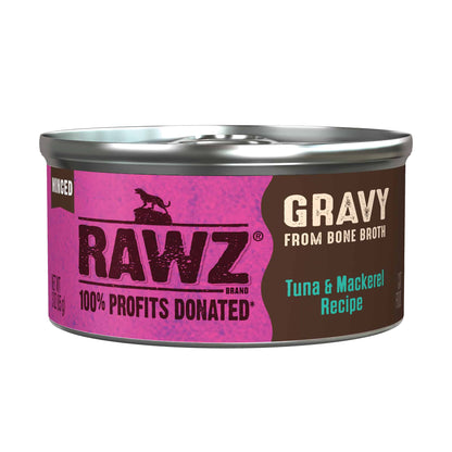Rawz Gravy Tuna & Mackerel Cat Can (5.5oz)