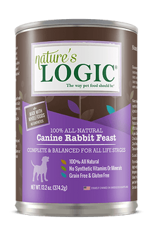 Nature's Logic Rabbit Dog Can (13.2 oz) - Tail Blazers Etobicoke