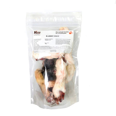 Just Raw Rabbit Feet (454g) - Tail Blazers Etobicoke