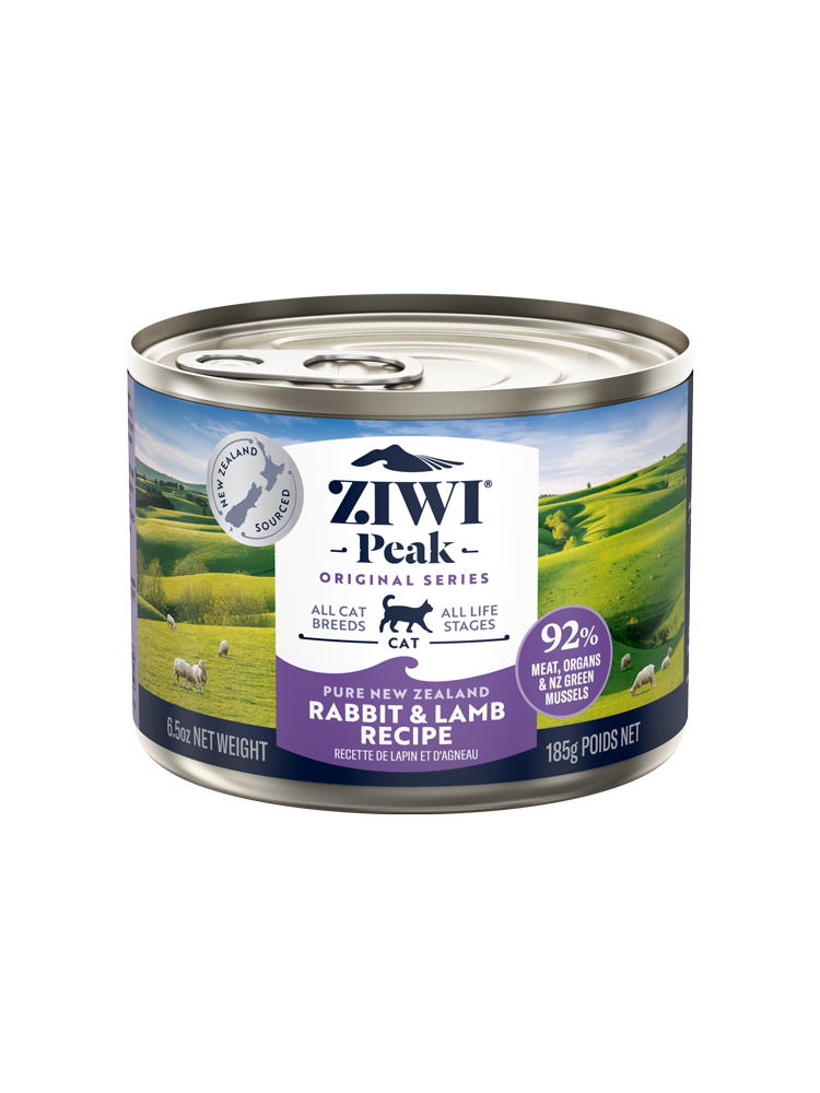 Ziwi Ziwipeak Cat Rabbit & Lamb Can (185g)