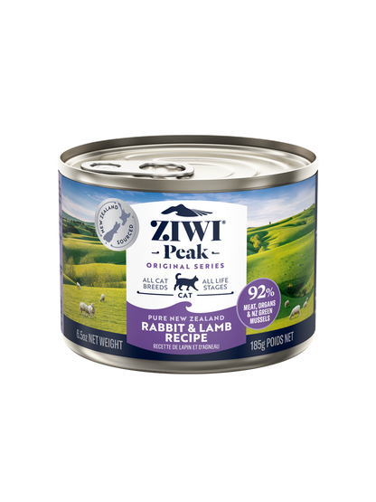 Ziwi Ziwipeak Cat Rabbit & Lamb Can (185g)